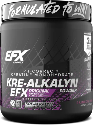 Vista 13 de EFX Sports Kre-Alkalyn EFX Powder Suplemento en polvo de monohidrato de creatina pH correcto Fuerza, crecimiento muscular y rendimiento 55