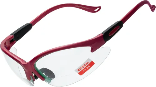 Vista 25 de Spits Eyewear Gafas de seguridad bifocales o inferiores de caza con varias opciones de lente y marco azul (blue frame)