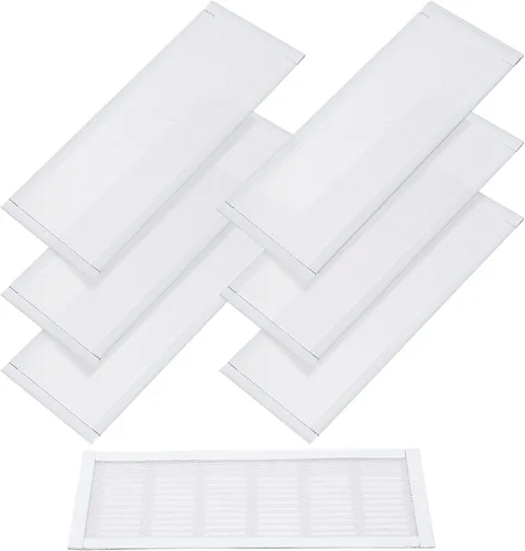 Vista 22 de Cubiertas de ventilación de piso rectangulares, cubierta de rejilla de ventilación de aire, cubierta magnética de malla de ventilación de PVC