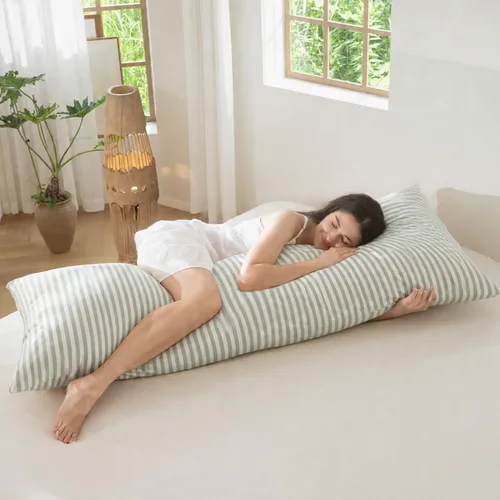 Vista 7 de MooMee Juego de 2 fundas de almohada de cuadros 100% algodón lavado con textura parecida al lino, transpirable, duradera, suave y cómoda