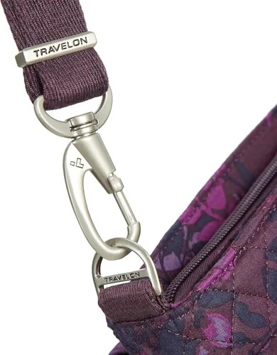 Vista 96 de Travelon Mini bolso de hombro clásico antirrobo