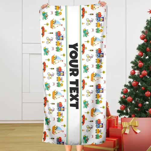 Vista 12 de Toalla de baño o playa personalizada para niños, mariposas, nombre/texto personalizado, secado rápido/absorbente para baño de niños, regalo