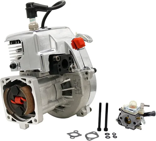 Vista 7 de FLMLF Motor de 4 pernos de 29CC con revestimiento cromado para 1/5 escala RC HPI ROFUN KM Baja Losi FG GoPed RedCat Truck RC CAR Parts