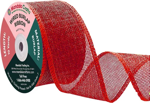 Vista 116 de Mandala Crafts Cinta de arpillera negra de 1.5 pulgadas de ancho para manualidades, rollo de 20 yardas de cinta rústica de arpillera para coronas