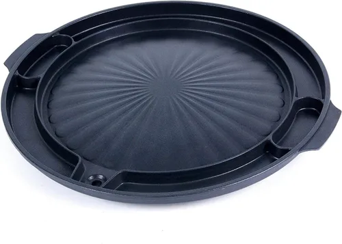 Vista 2 de COOKKING - Master Grill Pan, Sartén tradicional coreana para barbacoa - Estufa antiadherente para interiores y exteriores, sin humo, de aluminio