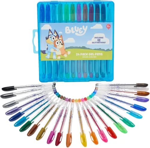Vista 16 de Innovative Designs Beetlejuice - Juego de bolígrafos de gel para niños, paquete de 24 con bolígrafos de gel con purpurina, bonitos bolígrafos