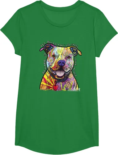 Vista 43 de Beware Of Pit Bulls, Dean Russo Pitbull Original - Camiseta para amantes de los perros, Negro