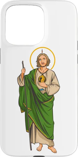 Vista 28 de Funda para iPhone 16 San Judas Tadeo. Santo De Las Causas Difícil