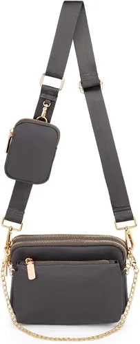 Vista 8 de UTO Small Crossbody Bags for Women 3 in 1 Trendy Belt Purse Fashion Designer Mini Cute Sling Fanny Chest Pack