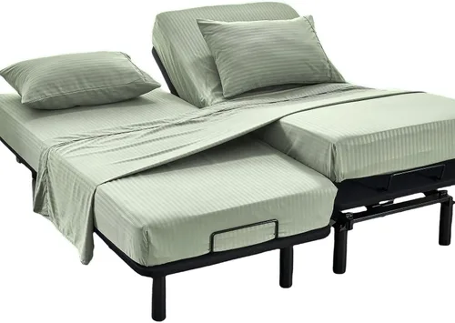 Vista 11 de Kingnex Sábanas a rayas para sofá cama de 36 x 72 pulgadas, tamaño individual para sofá cama, microfibra suave de doble cepillado 1800, 3 piezas