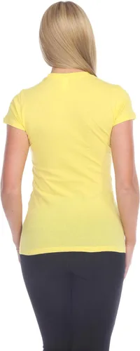 Vista 4 de Camisas de manga corta para mujer, 100% algodón, 3 piezas, ajuste delgado, básico, cuello redondo, peso ligero, tela suave
