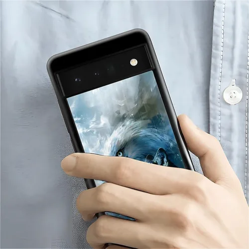 Vista 862 de Compatible con Google Pixel 4A 5G Mobile Case Creative Acrylic Panel trasero Silicona Protección Grip especialmente diseñado para Google Pixel 4A 5G