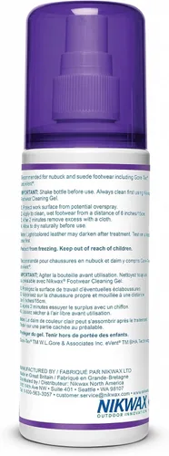 Vista 2 de Nikwax A prueba de nobuck y gamuza, 4.2 fl oz, impermeabilización en aerosol restaura la repelencia al agua DWR en calzado de cuero texturizado