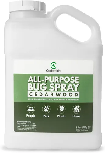 Vista 8 de Cedarcide Spray Multiusos para Insectos Mata y Controla Mosquitos, Pulgas, Garrapatas, Hormigas Hecho con Aceites Esenciales Naturales Usar
