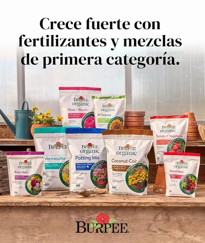 Vista 6 de Burpee Alimento Orgánico Granular de Propósito Natural de 4 Libras para Cultivar Plantas Fuertes Bueno para Huerto de Vegetales, Jardín de Flores