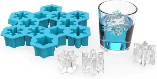 Vista 12 de TrueZoo Quack the Ice Duck - Bandeja para cubitos de hielo, molde de silicona de fácil liberación para whisky, cócteles, té helado, chupitos
