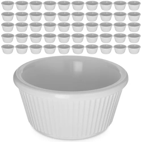 Vista 20 de Carlisle FoodService Products Tazón de plástico para salsa Ramekin para el hogar y el restaurante, plástico, 4 onzas, color negro