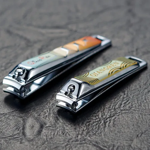 Vista 3 de Juego de cortaúñas súper afilado y fuerte, cortaúñas de uñas y pies de acero inoxidable fuerte para mujeres u hombres (estilo 2)