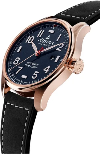 Vista 2 de Alpina Startimer - Reloj automático para hombre Negro
