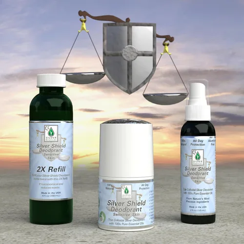 Vista 6 de Silver Shield Desodorante – Fórmula para piel sensible – Spray Desodorante de plata coloidal natural 2.0 onzas líquidas