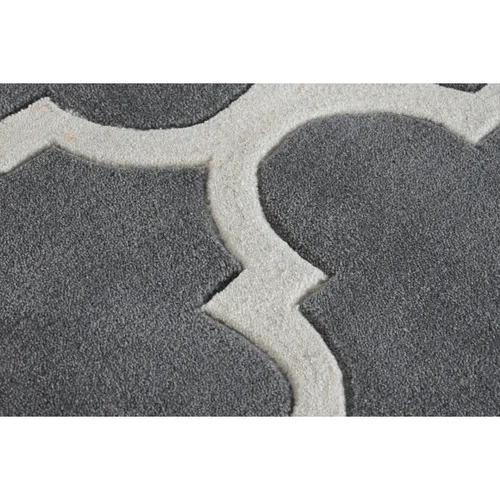 Vista 3 de Alfombra DKD Home Decor 160 x 230 x 2 cm Gris Poliéster Étnico