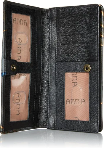 Vista 4 de Anna by Anuschka Cartera de mano de cuero genuino para mujer