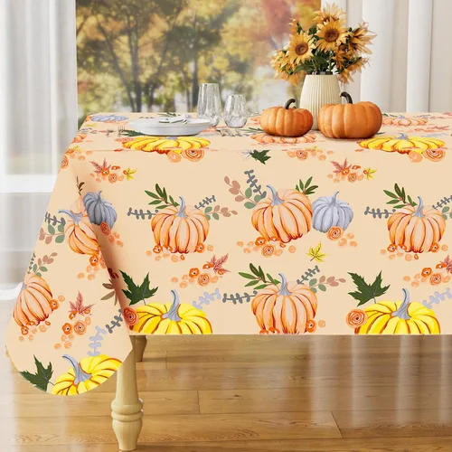 Vista 20 de misaya Mantel rectangular de vinilo impermeable, mantel lavable con reverso de franela, mantel de plástico para cena, picnic, interior y exterior