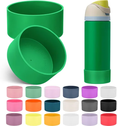 Vista 40 de Mity rain Bota de silicona 2PCS para botella de agua Owala FreeSip Malvavisco tímido