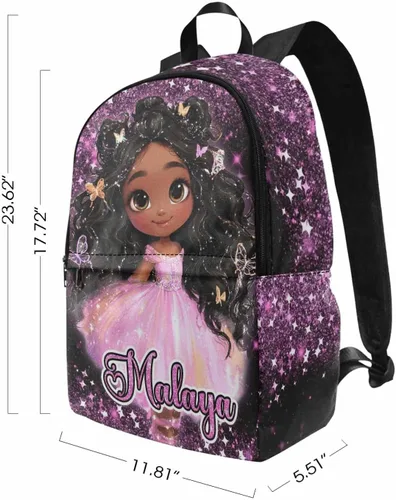 Vista 206 de Texto personalizado Elefante desgaste gafas mochila mochila mochila casual Daypack bolsa para mamá niñas, color86-4, Mochilas Daypack