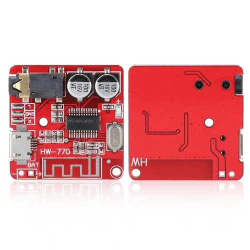 Vista 9 de Wendry Módulo receptor de audio, MP3 Bluetooth 4.1 Decodificador sin pérdida Junta amplificador de altavoz de coche Placa estéreo, salida de canal