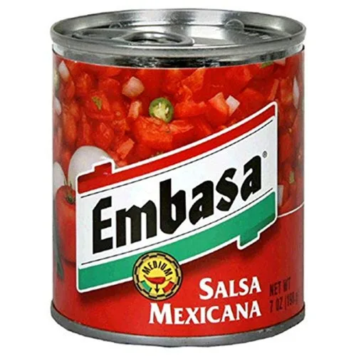 Vista 5 de Embasa Salsa Casera, Caliente, latas de 7 onzas (paquete de 12)