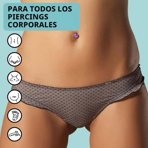 Vista 3 de Base Labs Gel Hisopos para Eliminación de Queloides y Protuberancias de Piercing Hisopos de Gel para el Cuidado Posterior al Piercing