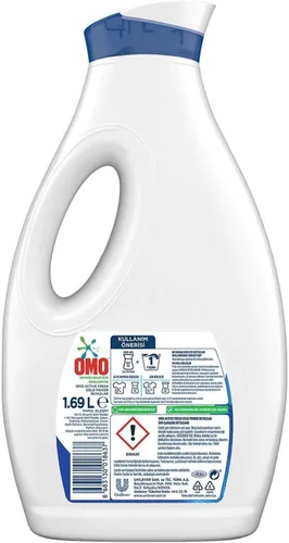 Vista 2 de Omo Detergente fresco activo líquido blanco 1690mL