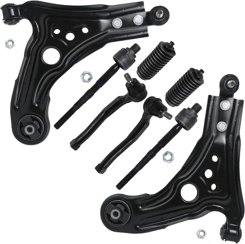 Vista 107 de Detroit Axle - Kit de brazos de control de extremo de 8 piezas para Toyota 2001-2003 Highlander 2002-2003 Camry Lexus ES300, 2 conjuntos de brazos