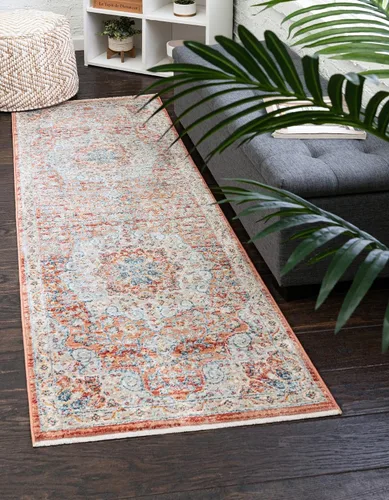 Vista 19 de Unique Loom Newport Collection - Alfombra de área con olmos (2' x 3' 11" gris/marfil)