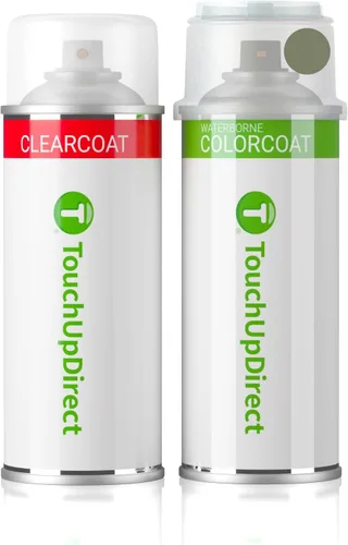 Vista 14 de TouchUpDirect 92T/X1 92U/X1 Arctic Silver Metálico Pintura de retoque compatible con Porsche Exact Match - Kit esencial de aerosol Arctic Silver