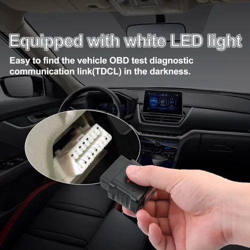 Vista 4 de Autel MaxiVCI VCI Mini OBD2 Escáner Bluetooth Interfaz de Comunicación Universal Equipo de Funciones de Diagnóstico OEM Funciona con Autel Escáner