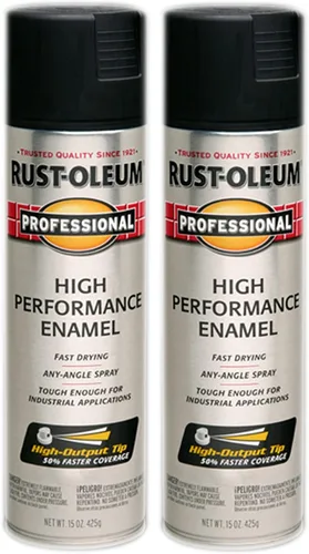 Vista 55 de Rust-Oleum 7515838 Pintura en aerosol de esmalte profesional de alto rendimiento, 14 onzas, aluminio
