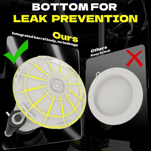 Vista 6 de KJE Bomba Extractadora de Aceite y Líquido Neumática/Manual de 6.5L, Extractadora de Líquidos con Unidades de Almacenamiento de Tubos, Bomba