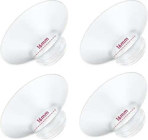 Vista 8 de 4 piezas de inserción de brida de 13 mm compatible con Momcozy M5/M6/M9/S12 Pro/V1 Pro/V1 Pro extractor de leche, apto