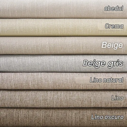 Vista 6 de Topfinel cortinas opacas de lino beige y blanco de 63 pulgadas de largo, 2 paneles para ventana pequeña, estilo natural de abedul bohemio y rústico