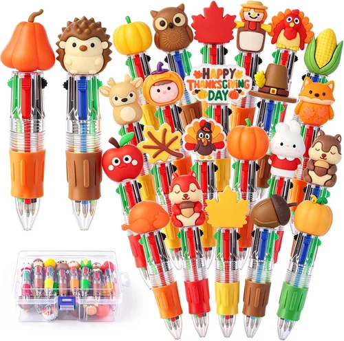 Vista 13 de 36 bolígrafos divertidos de ajolotl kawaii, mini bolígrafos de regalo