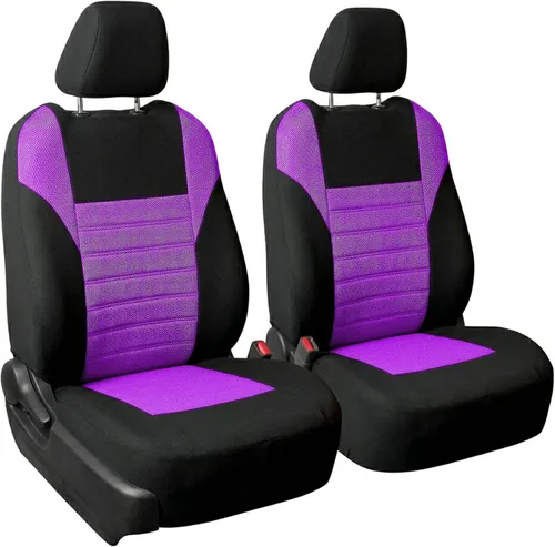 Vista 29 de FH Group Juego de fundas de asiento delantero de automóvil con malla de aire 3D premium, fundas de asiento delanteras, accesorios interiores