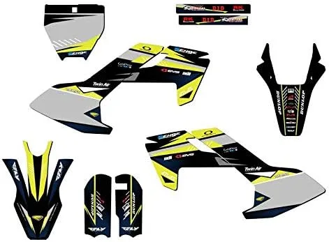 Vista 8 de Kit de base gráfica Mini TC 50 Surge Black Senge 2018-2023 compatible con Husqvarna