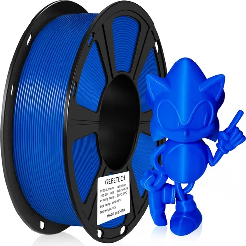 Vista 23 de Geeetech - Filamento PLA de 0.07 pulgadas, filamento de seda de bicolor, consumo dicromático de coextrusión brillante, 2.2 libras, 1 carrete