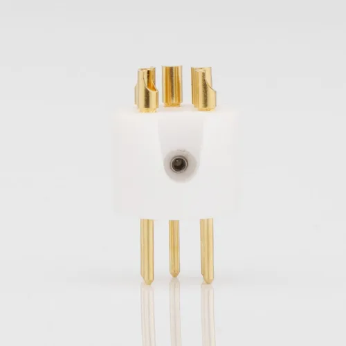 Vista 5 de Tocadiscos Tonearm 5 Pin macho DIN Conector de cobre puro macho DIN chapado en oro para REGA Linn ROKSAN macho 5 Pin conector