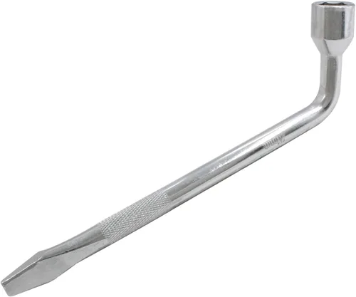 Vista 4 de Piutouyar Llave de neumático de repuesto para automóvil de 0.827 in, llave de neumático resistente, herramienta de reparación en forma de L