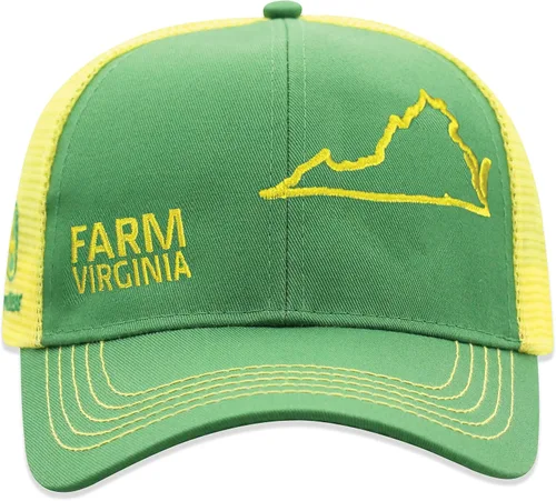 Vista 146 de John Deere Gorra de béisbol con logotipo y malla trasera con contraste, para hombre