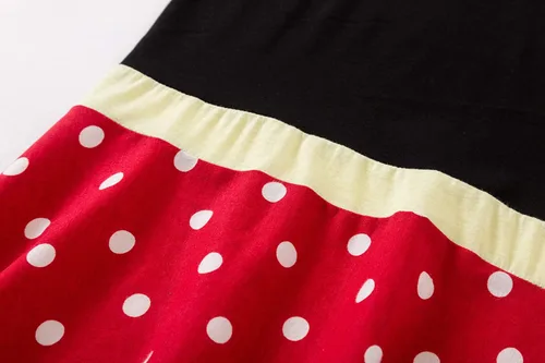 Vista 6 de Waruila Disfraz de princesa de Halloween, vestido de reina para adultos, elegante vestido de princesa para mujer, vestido de lunares rojos de Minnie