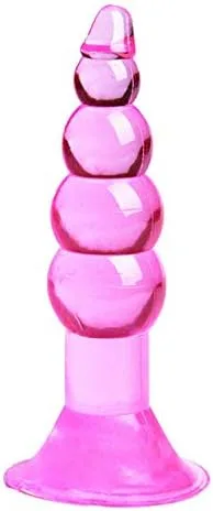 Vista 2 de Juguete anal de silicona para principiantes, masajeador de próstata, masajeador de próstata, punto G, juguetes sexys, tapones para los glúteos